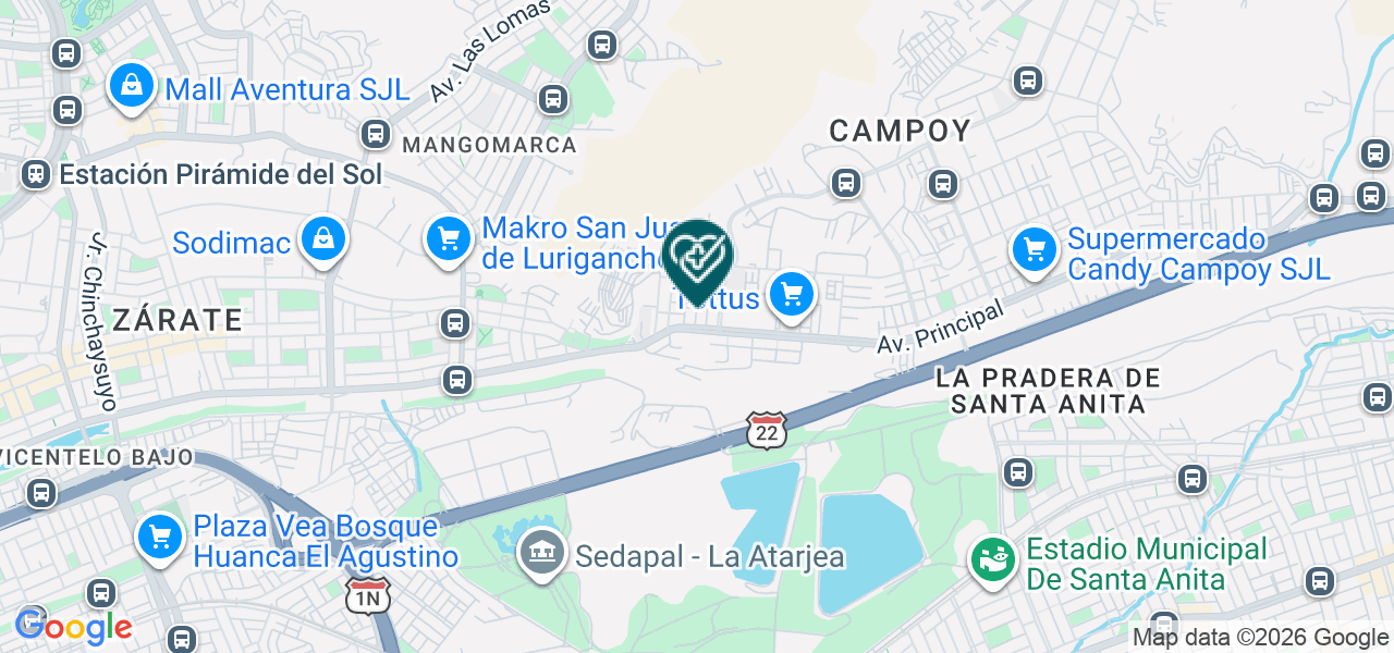 Mapa de Consultorio Médico