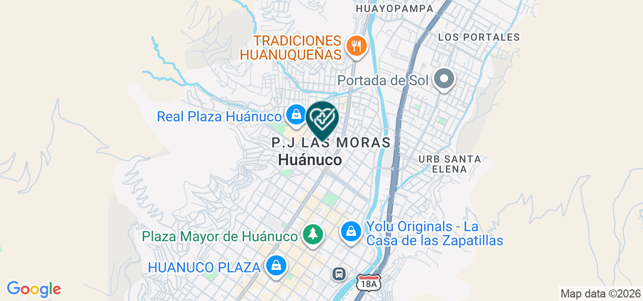 Mapa de Centro Medico Juan Pablo Ii