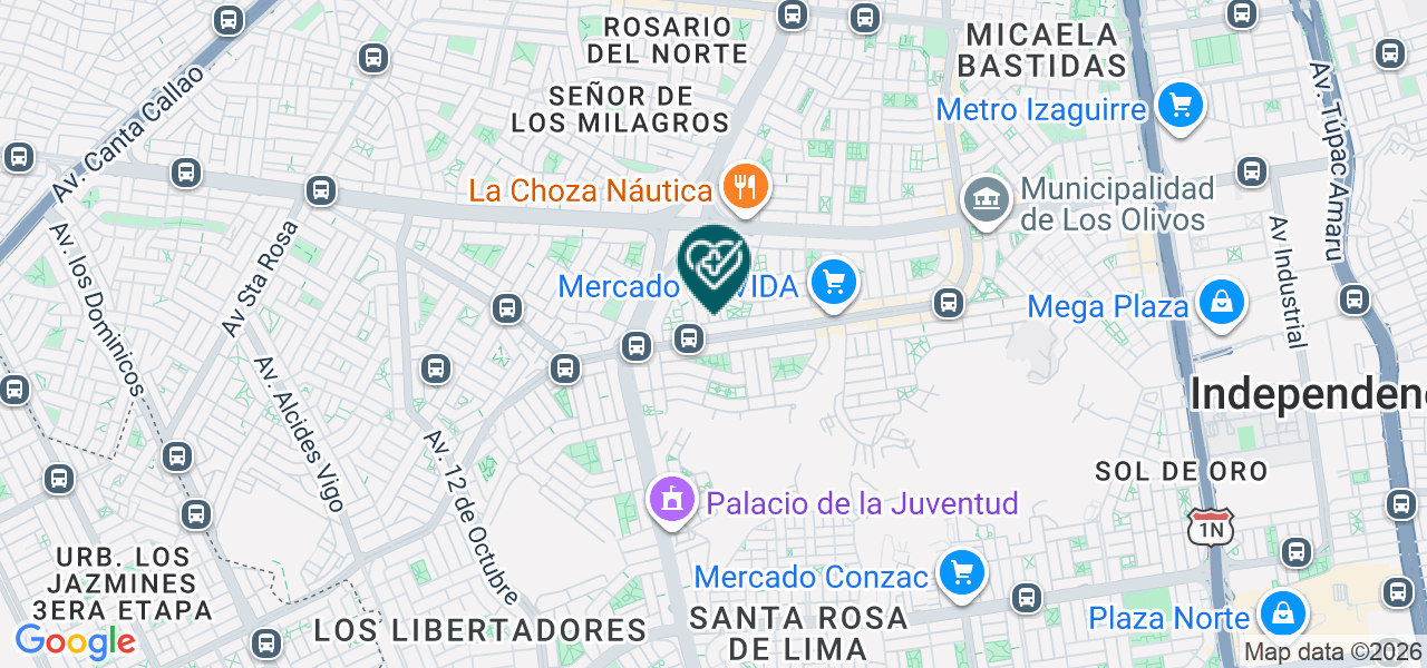 Mapa de Centro Quiropractico Anglo Americano