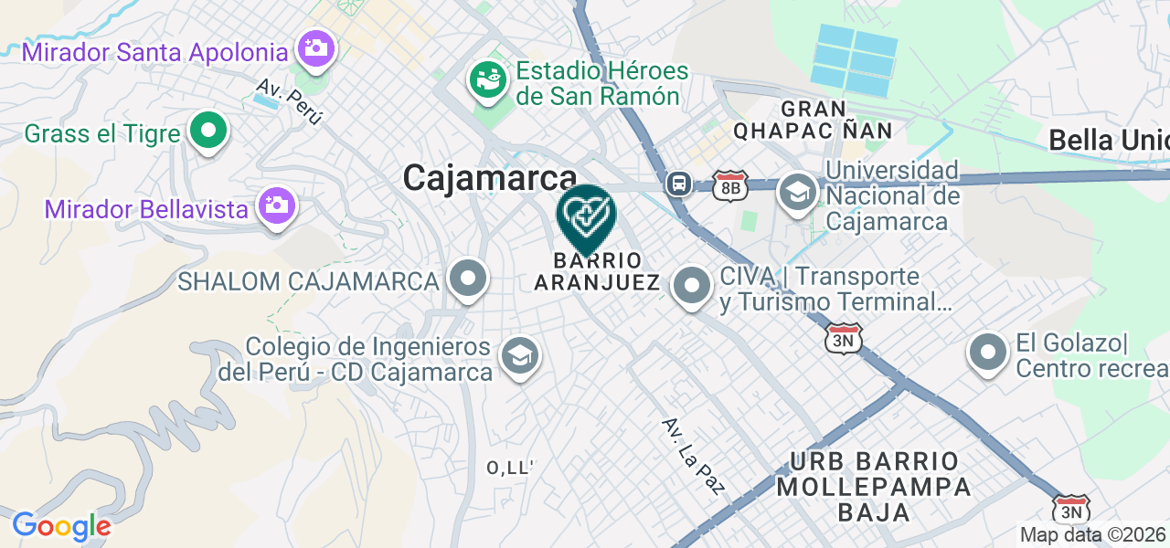 Mapa de Consultorio Medico Divino Niño