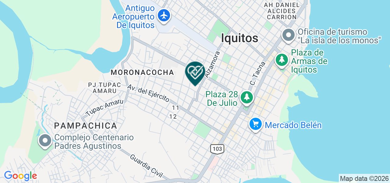 Mapa de Clinica Odontologica Selva Dent