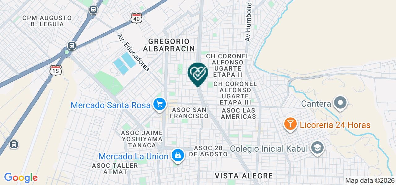 Mapa de Consultorio Medico San Bartolome