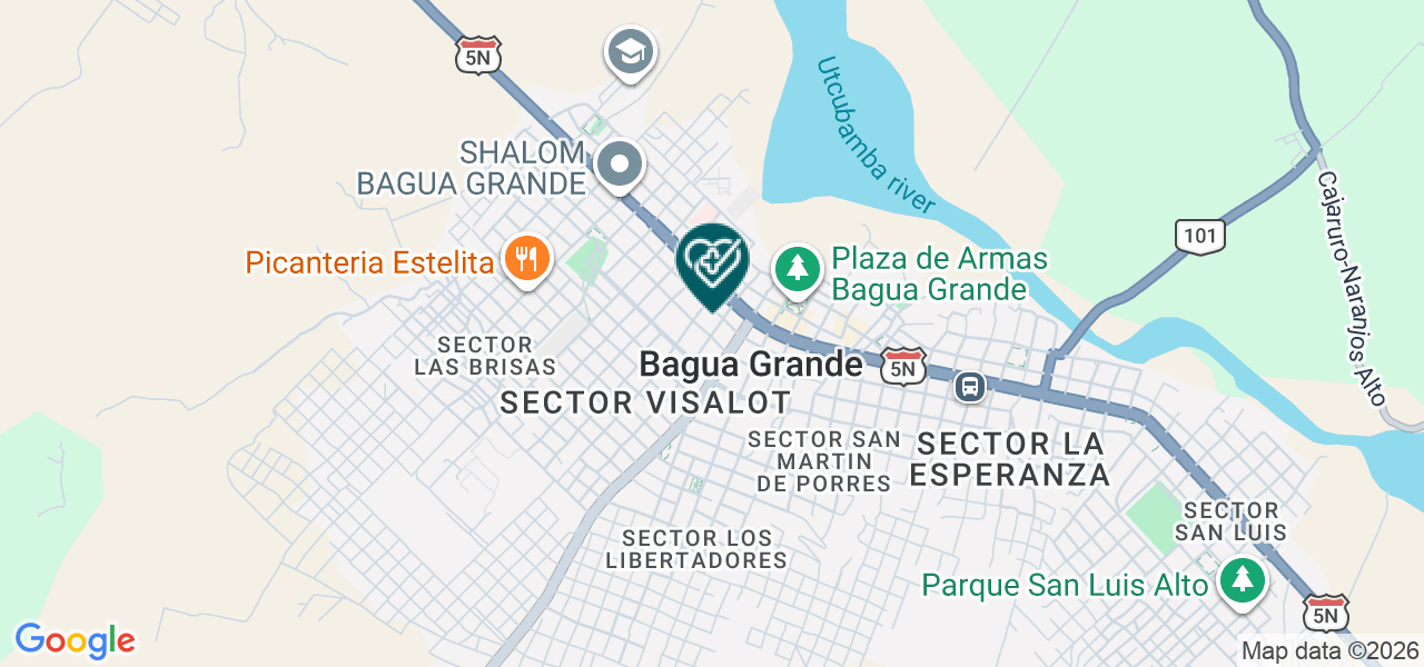 Mapa de Consultorio Dental Linares Rojas