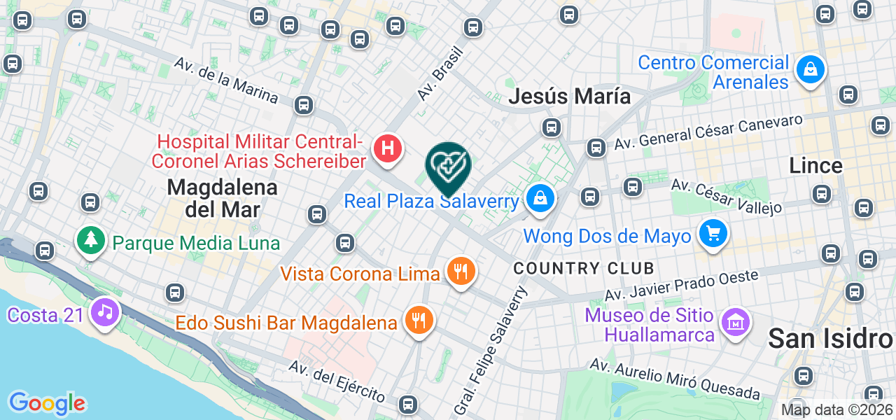 Mapa de Biomedical Center