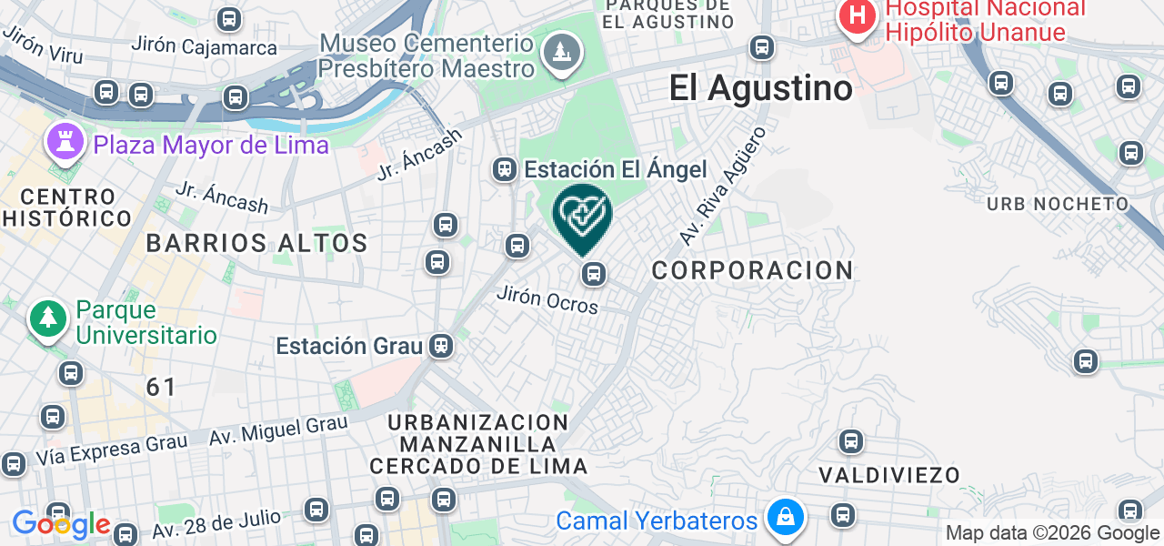 Mapa de Policlinico Santoyo