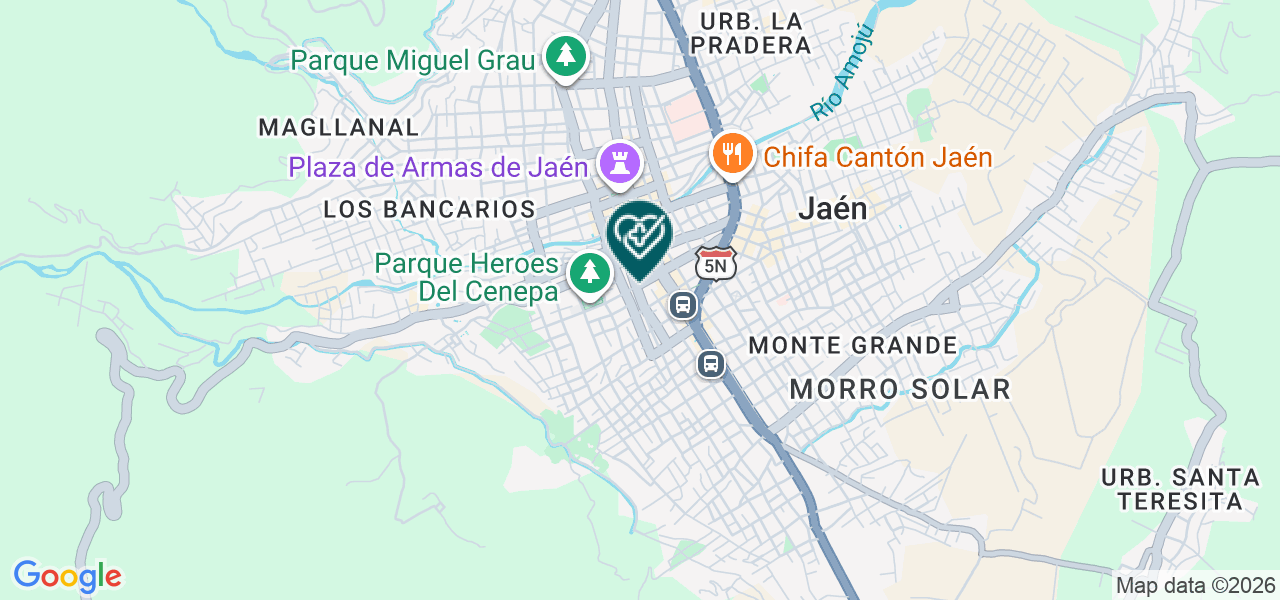 Mapa de Dental Milagros