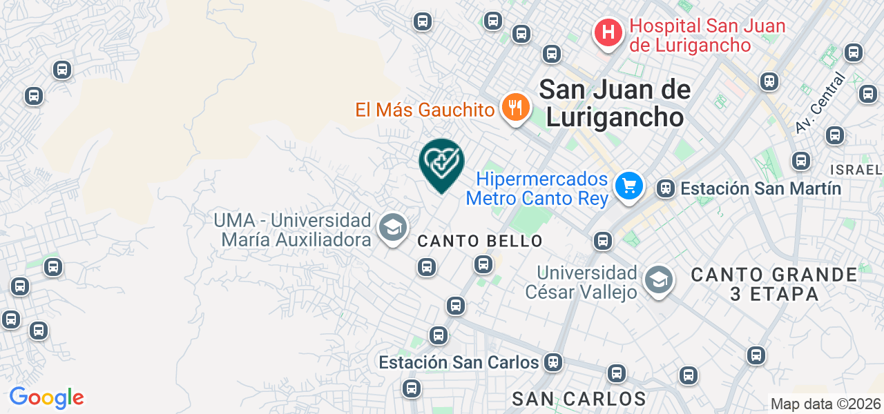Mapa de Medical Roma