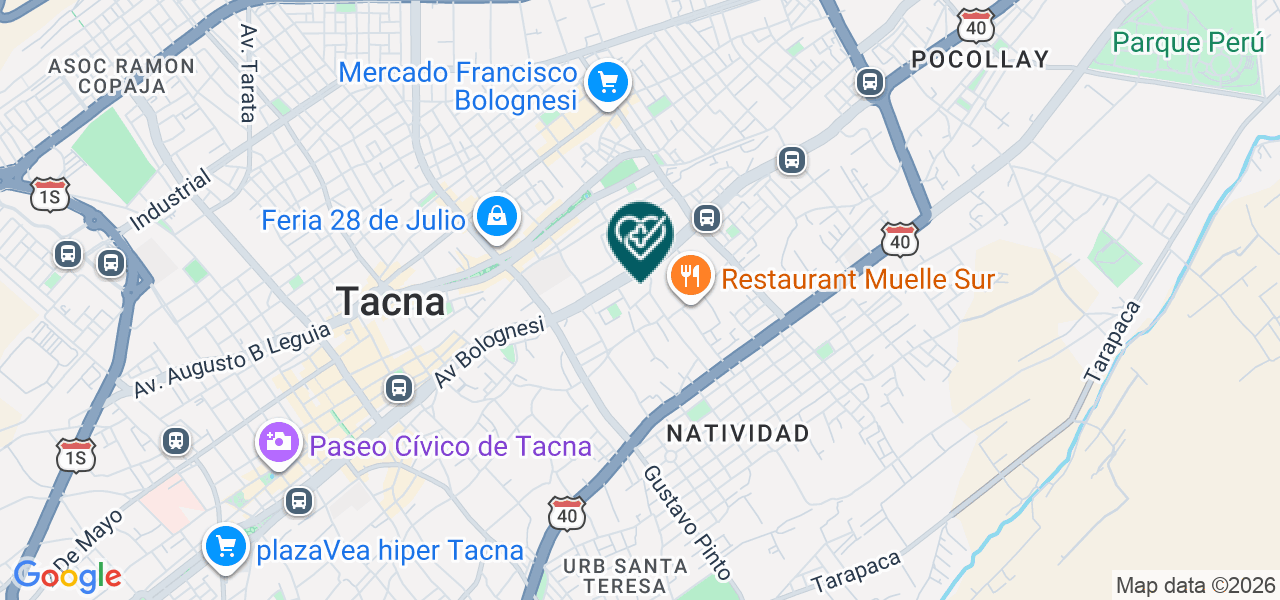 Mapa de Centro Medico Mas Salud