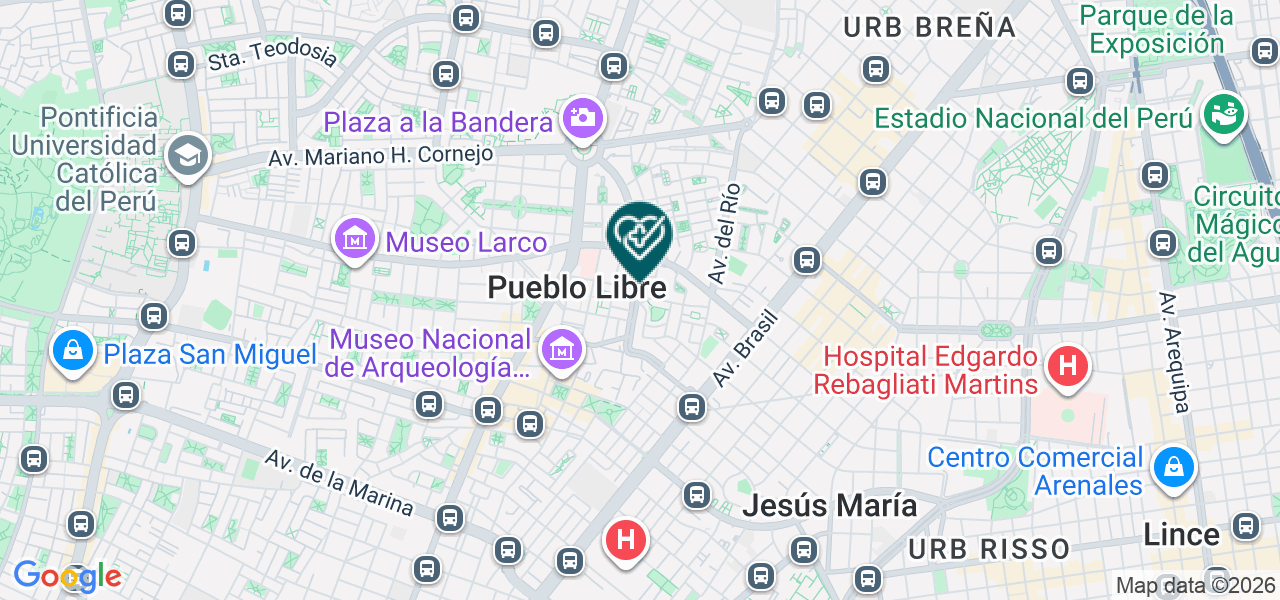 Mapa de Instituto Integral Vida Plena