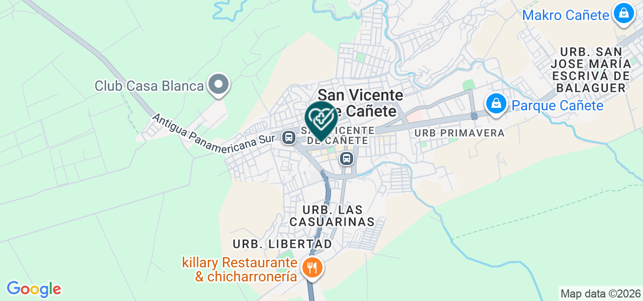 Mapa de Centro Medico Galenos E.I.R.L