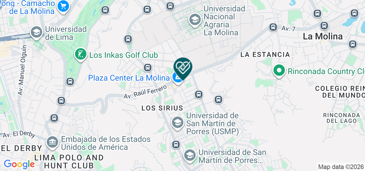 Mapa de Clinica de la Familia