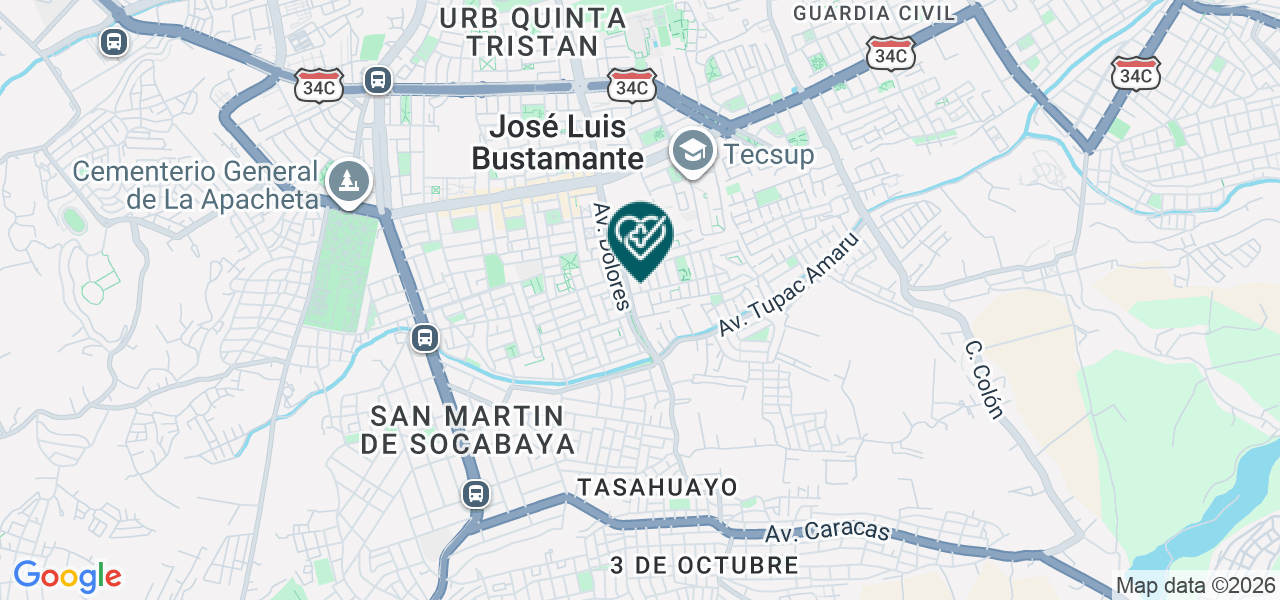Mapa de Oftalmo Vision Ps EIRL