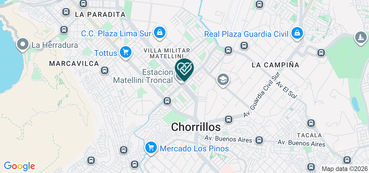 Mapa de Multident