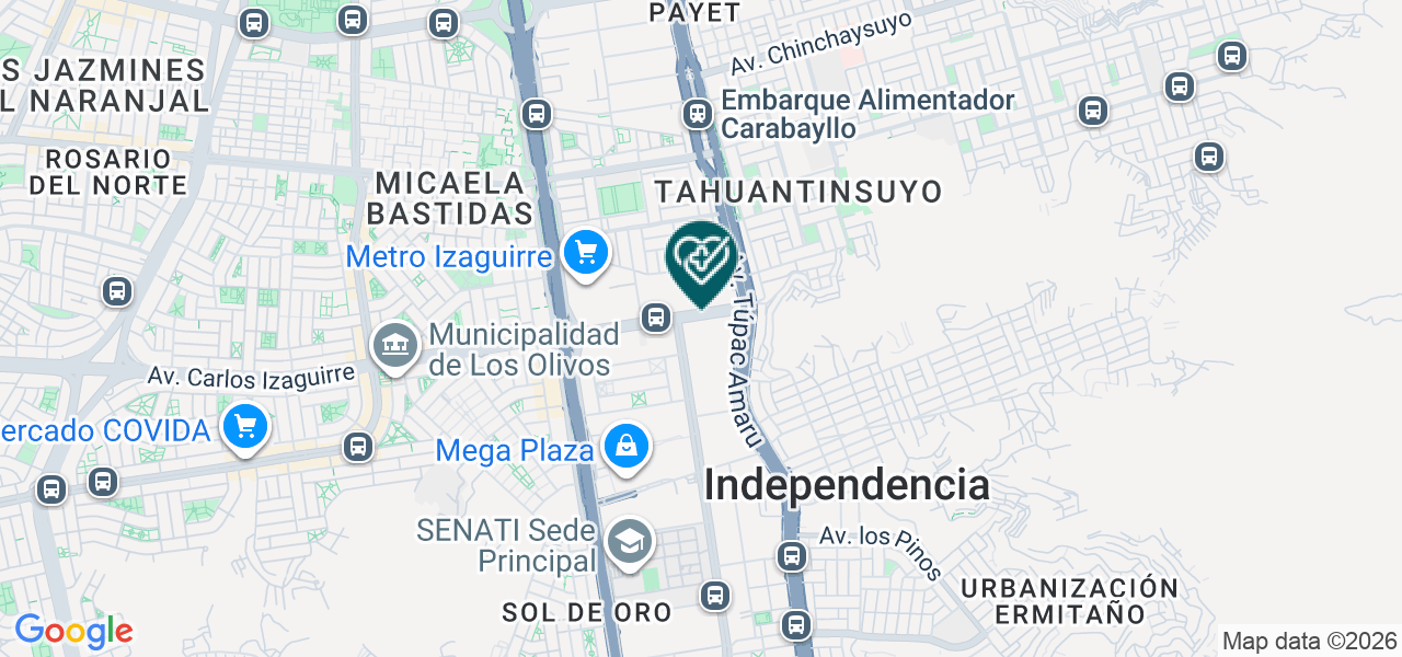 Mapa de Tomomedic