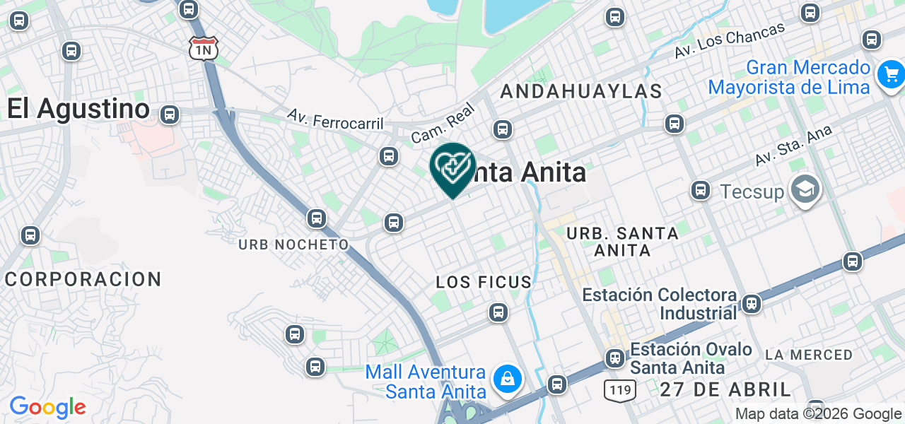 Mapa de Consultorio Odontologico Jsanchez