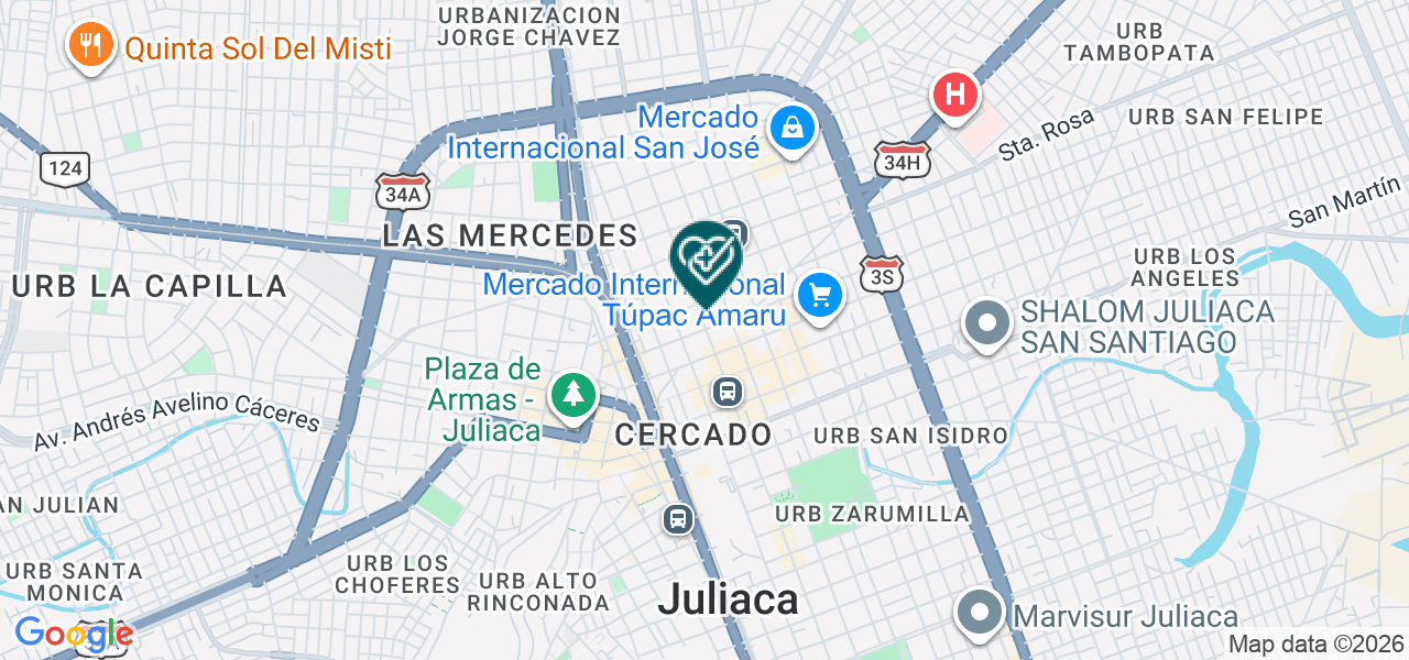 Mapa de Protec Dent