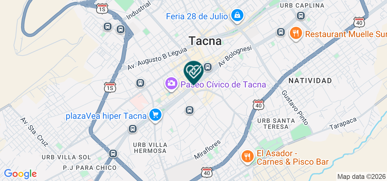 Mapa de Consultorio Dental "san Carlos
