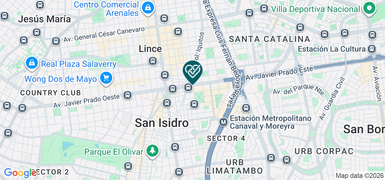 Mapa de Consultorio Dental Odonthos