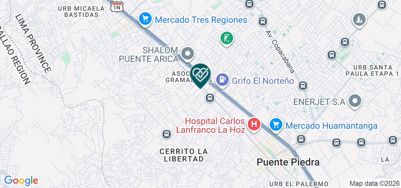 Mapa de Vital Dent