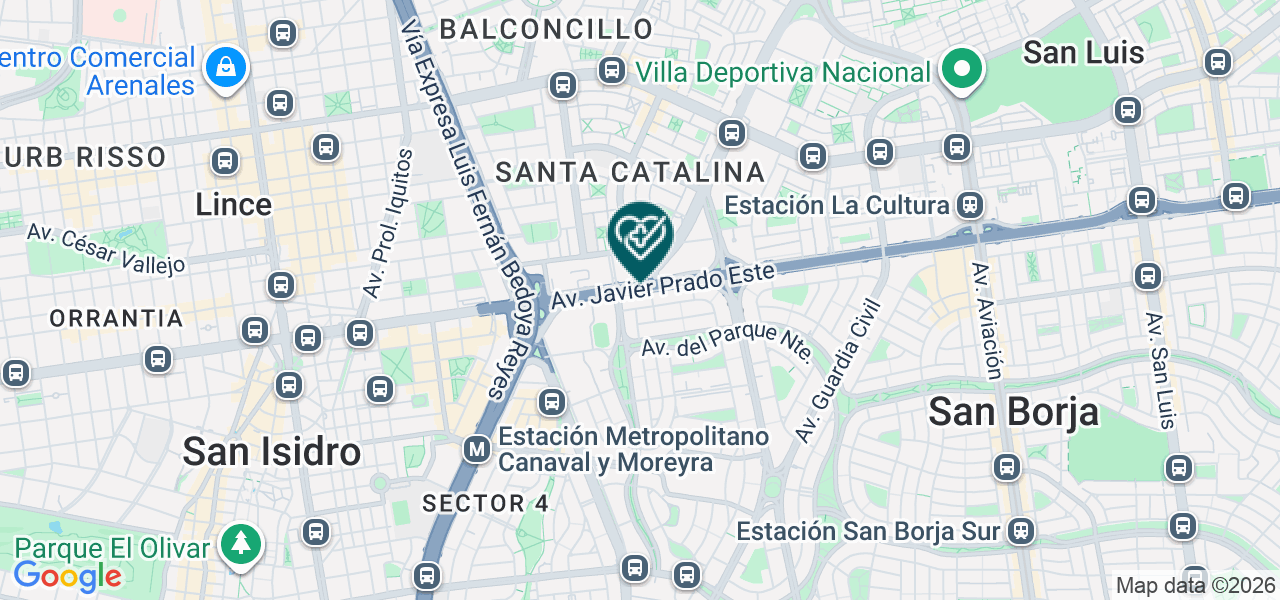 Mapa de Luis Lavander