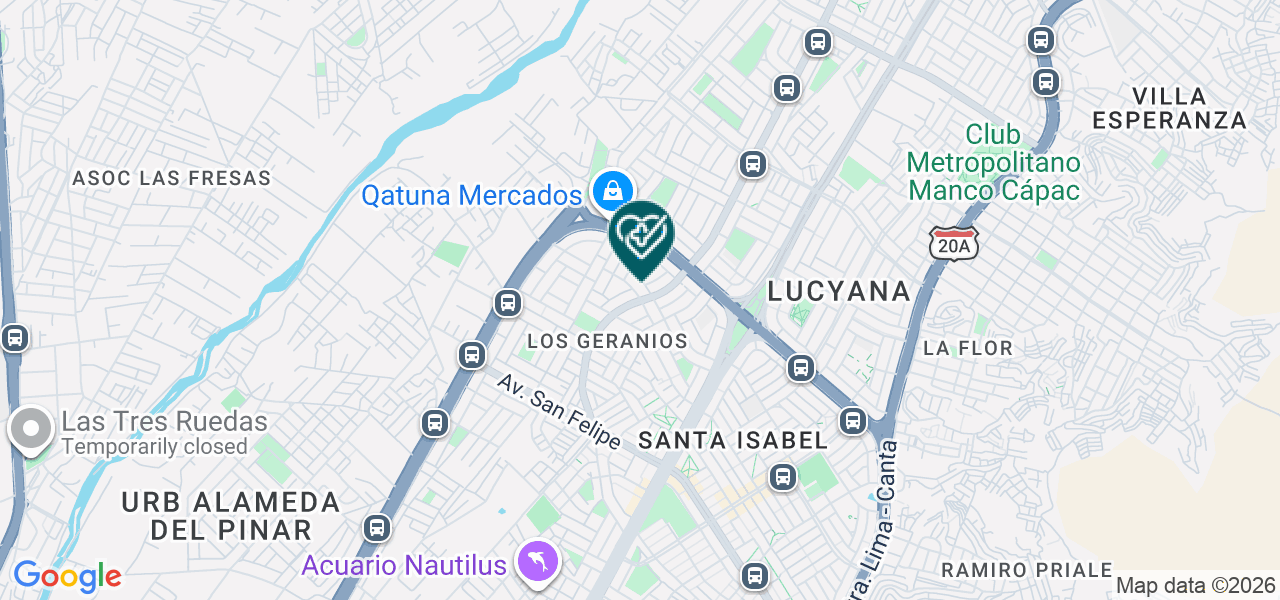 Mapa de Consultorio Odontologico Domident