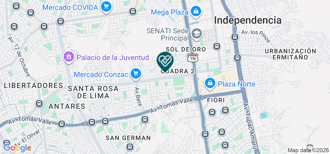 Mapa de Dental Karisma