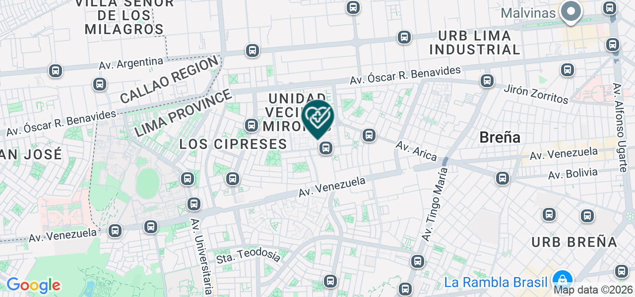 Mapa de Consultorio Odontologico Mr Dent