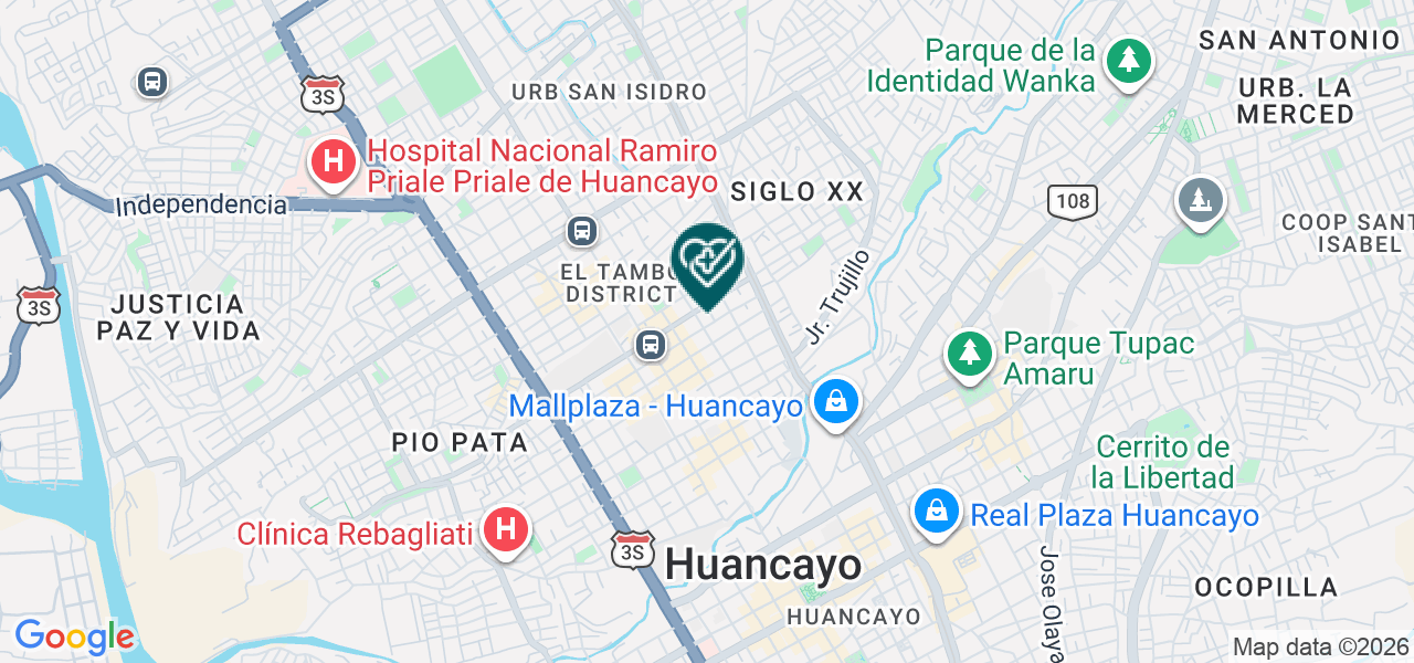 Mapa de Medical Center