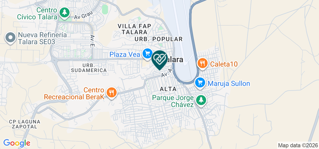 Mapa de Centro Dental Señor de Luren