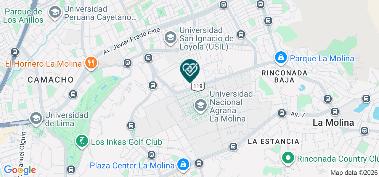 Mapa de Consultorios Iin y Laboratorios Iin