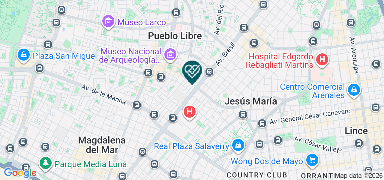 Mapa de Licetas Dent