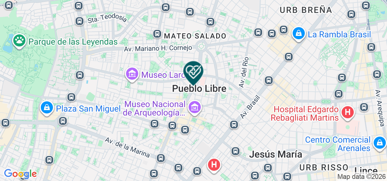 Mapa de Sisdent E.I.R.L