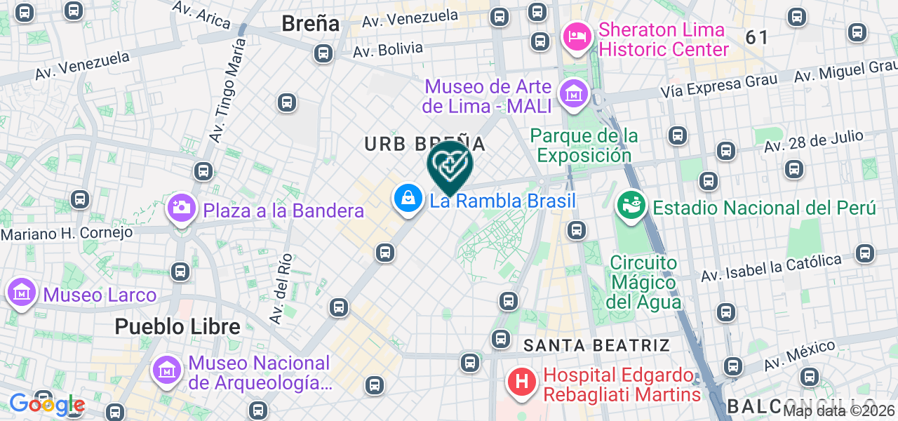 Mapa de Diserdent
