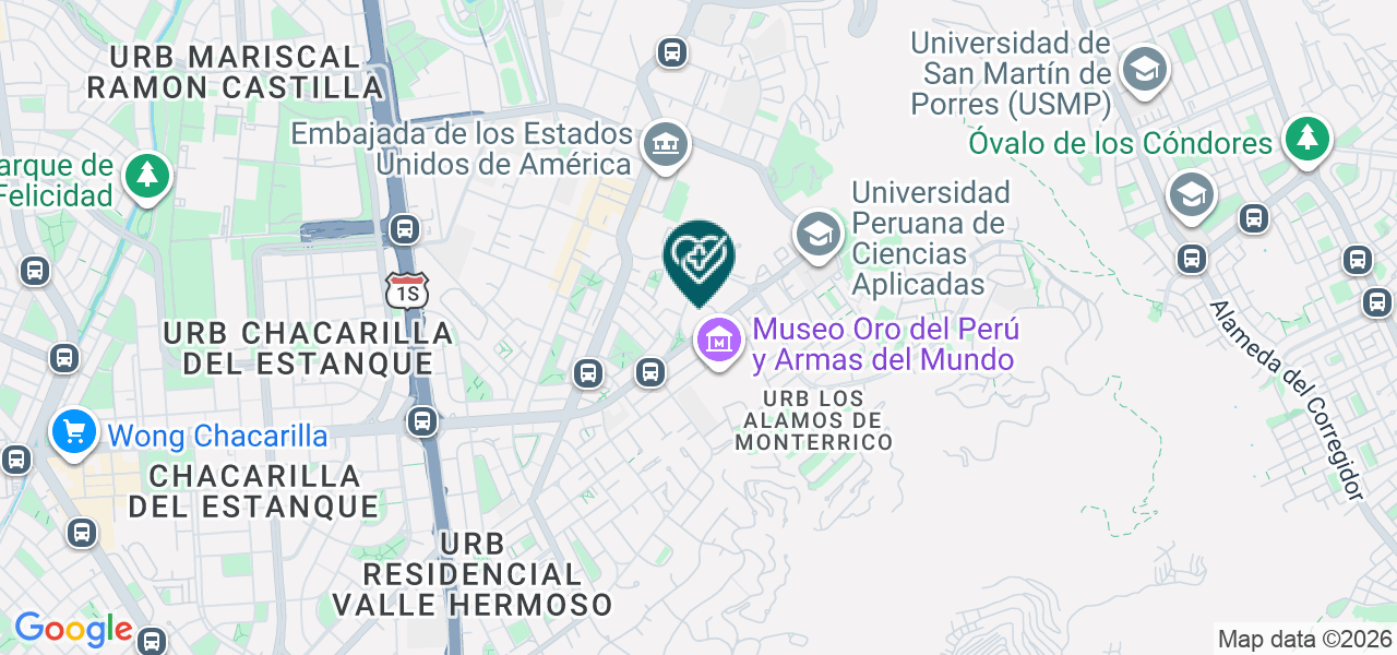 Mapa de Oftalmolaser