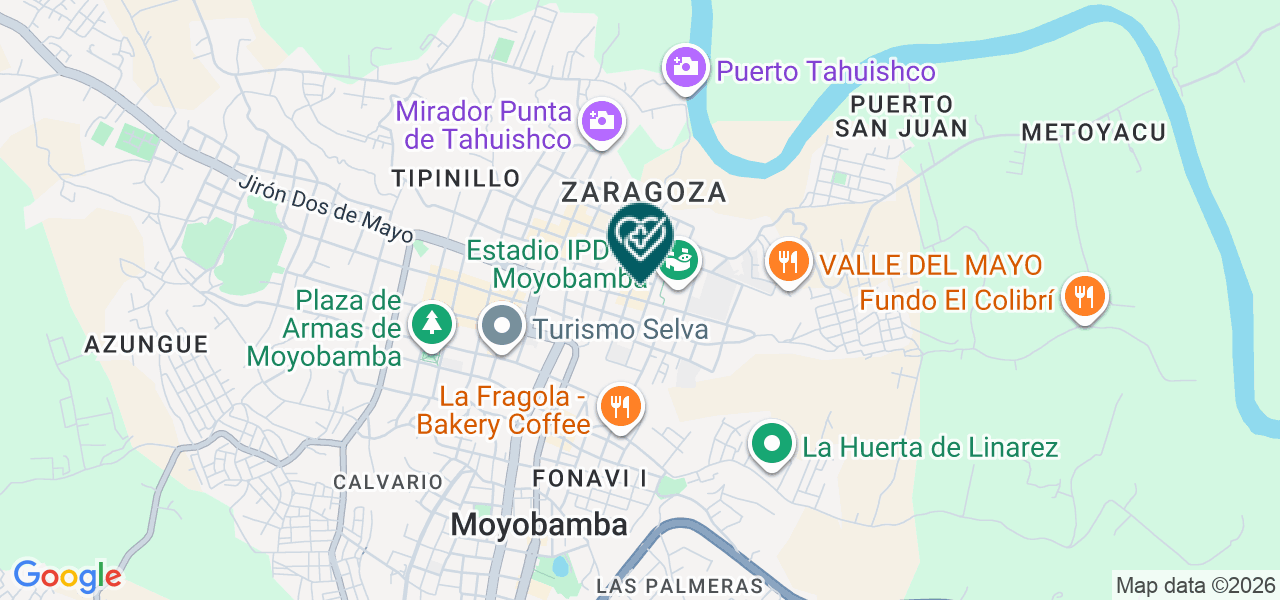 Mapa de Centro Medico Saldaña