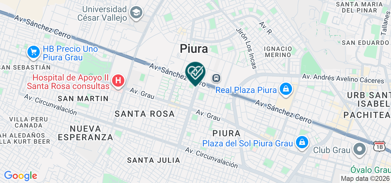 Mapa de Consultorio Médico Dr. Ronald Campoverde