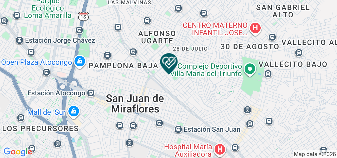 Mapa de Consultorio Médico Horizonte