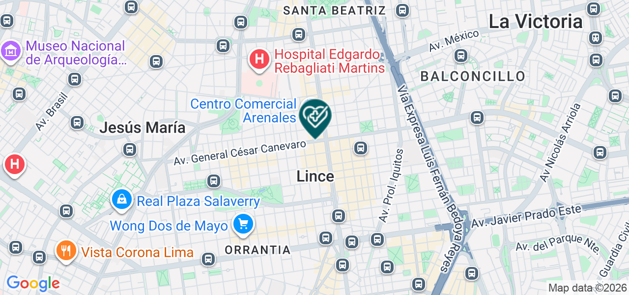 Mapa de Mtb Odontología Integral