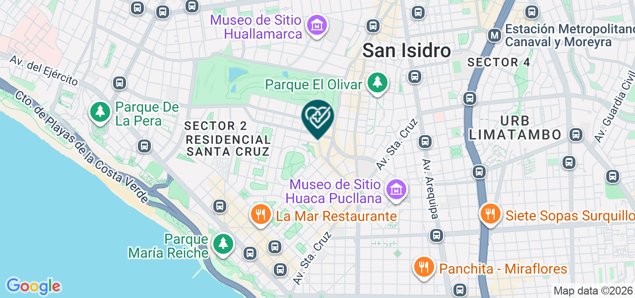 Mapa de Samera SAC