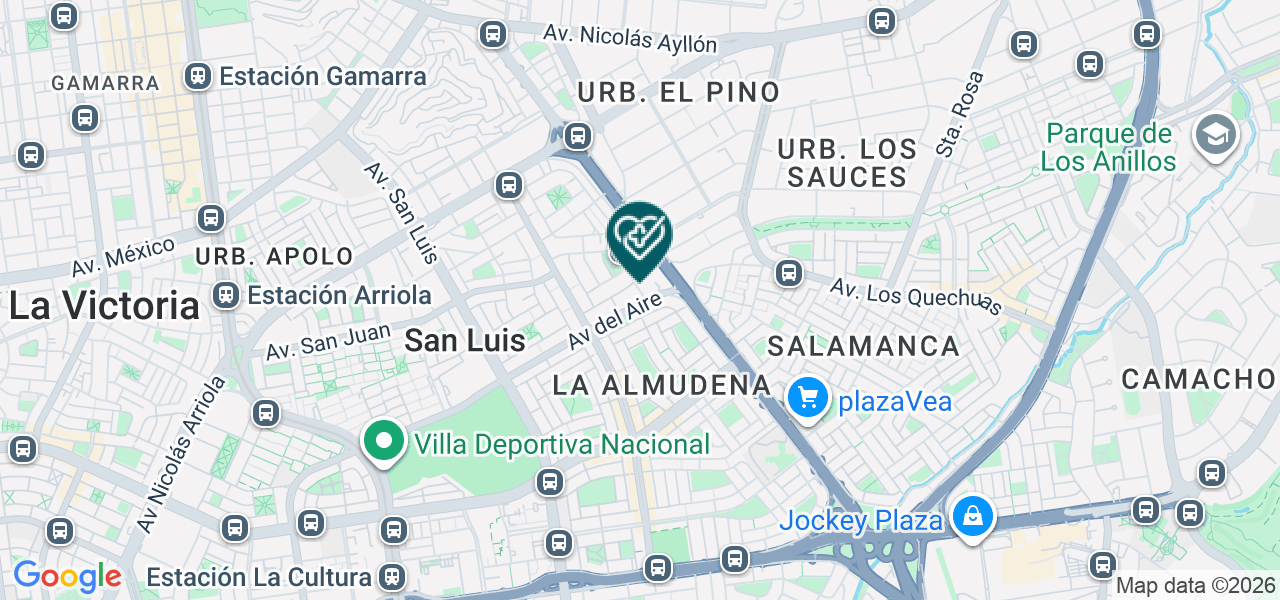Mapa de San Francisco Consultorio Dental