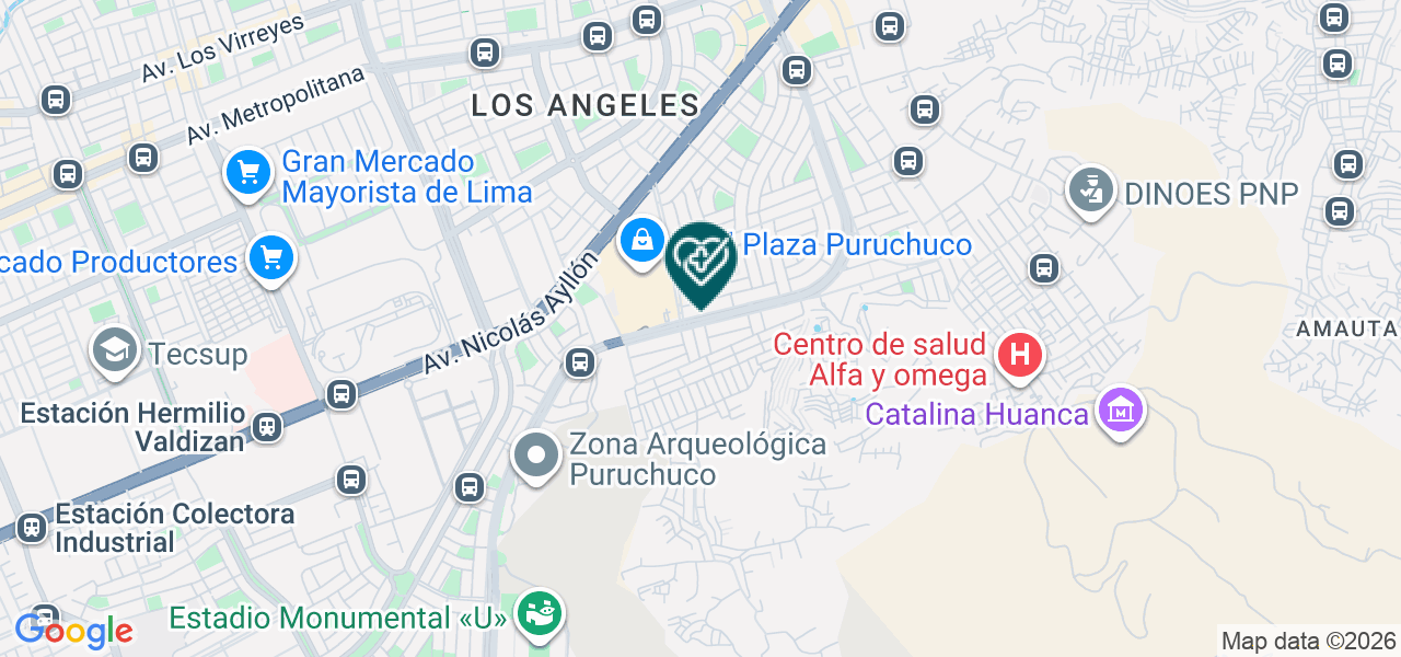 Mapa de Consultorio Odontologico los Portales