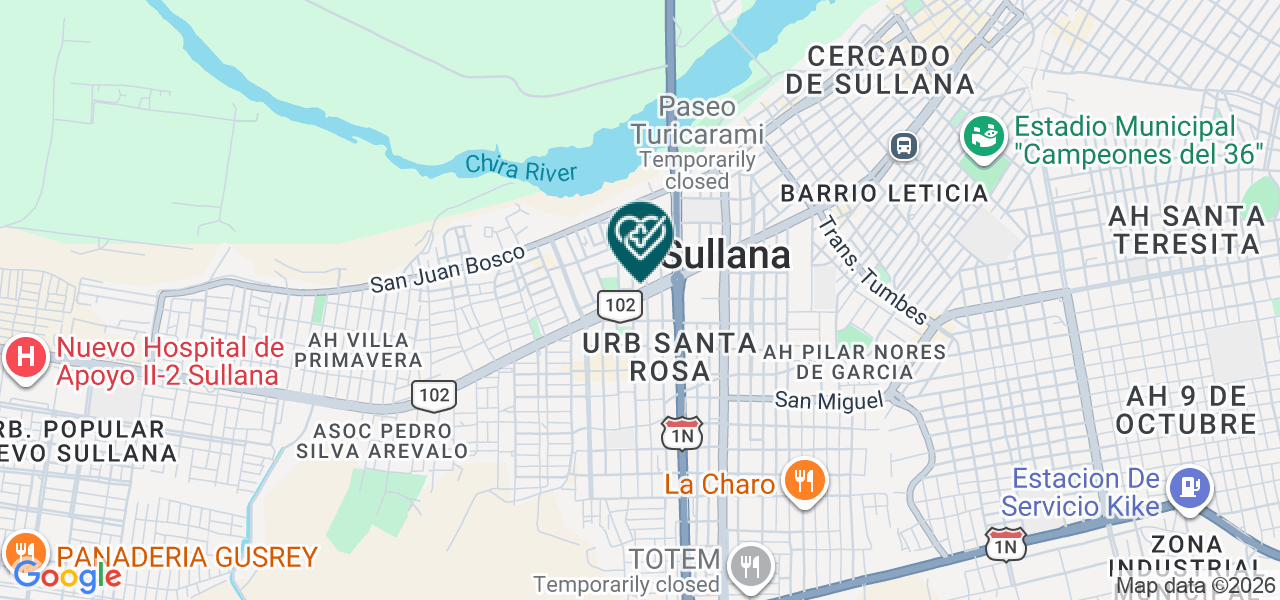 Mapa de Centro Dental Americano
