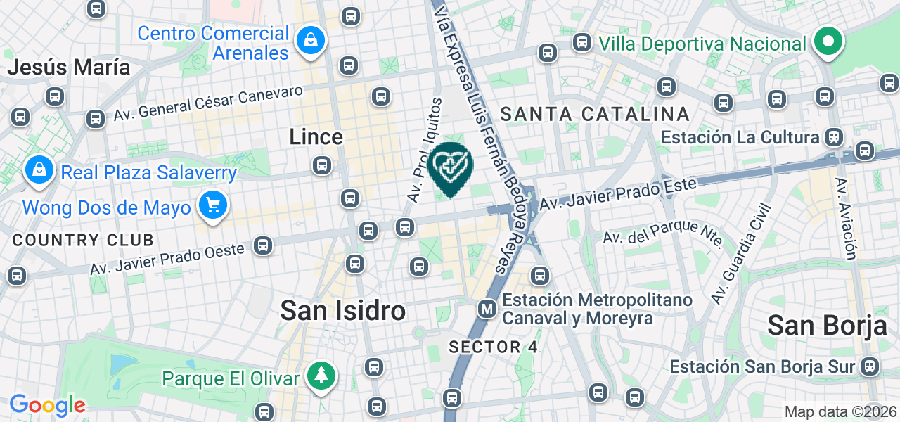 Mapa de Servicios Medicos Royce