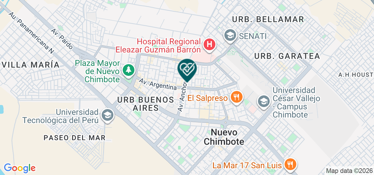 Mapa de Consultorio Medico