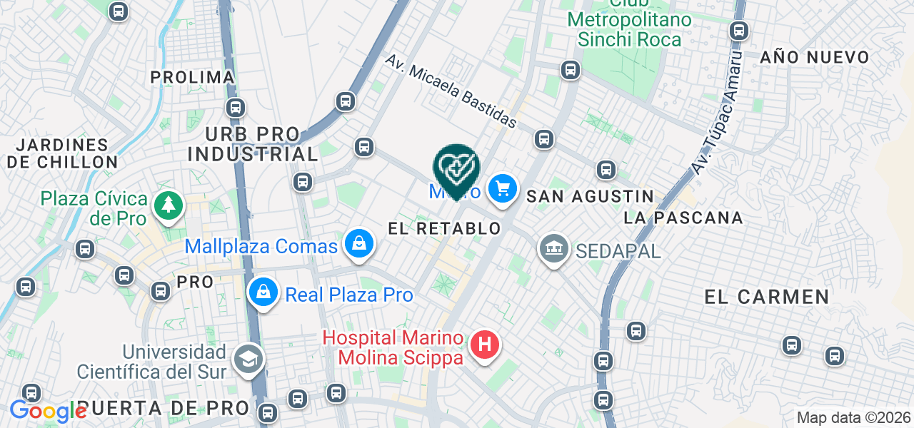 Mapa de Innovadenti