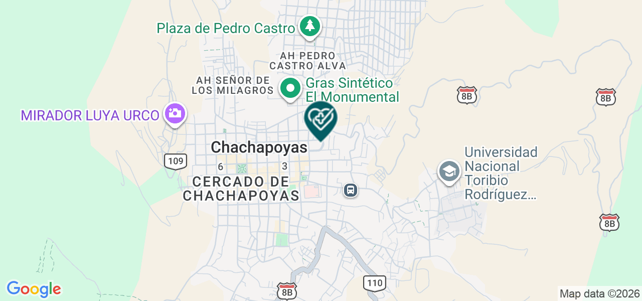 Mapa de Gocta