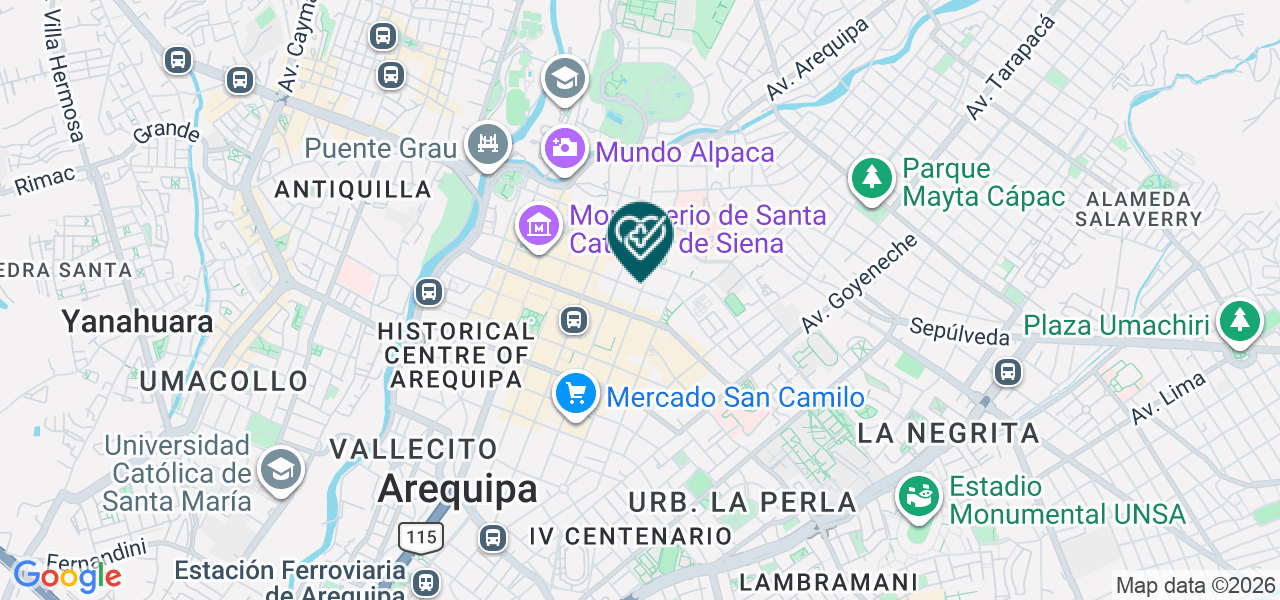 Mapa de Optica D&a Vision