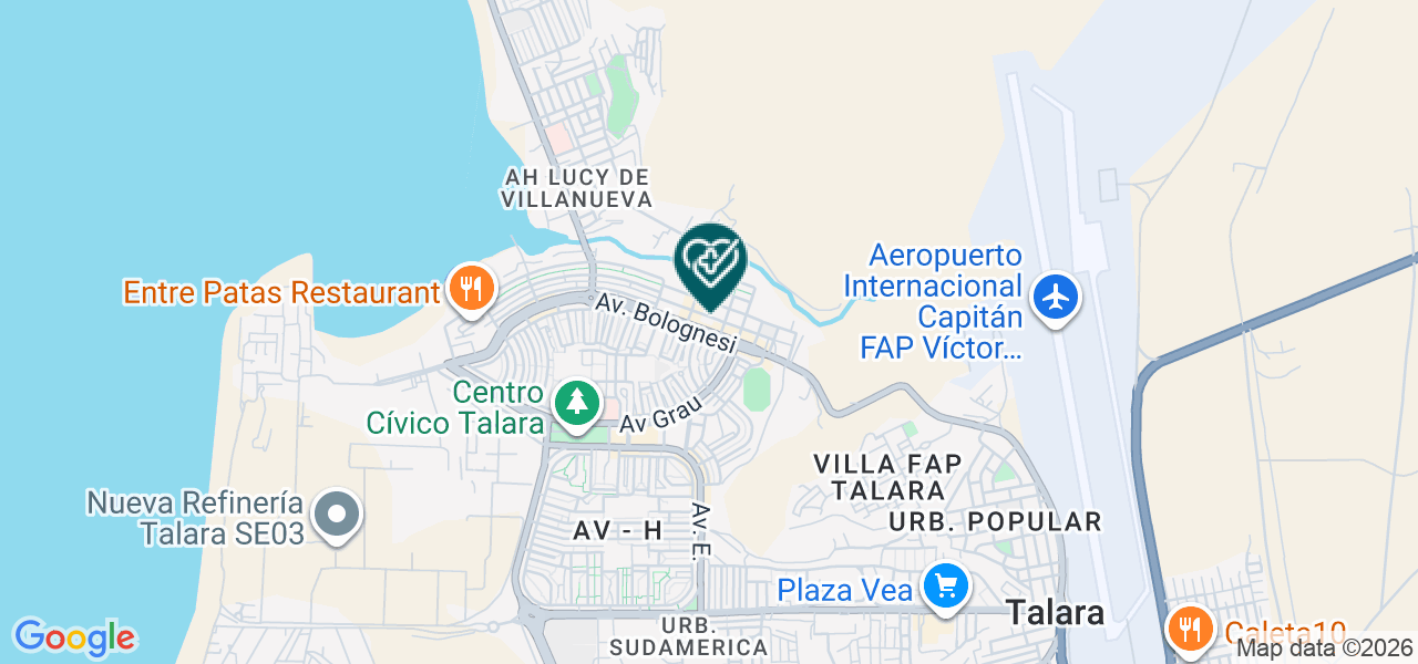 Mapa de Grupo Medico Empresarial SAC