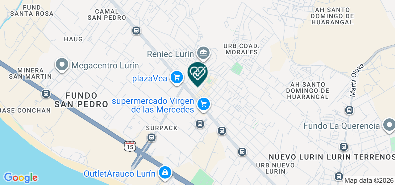 Mapa de Consultorio Odontológico Anident
