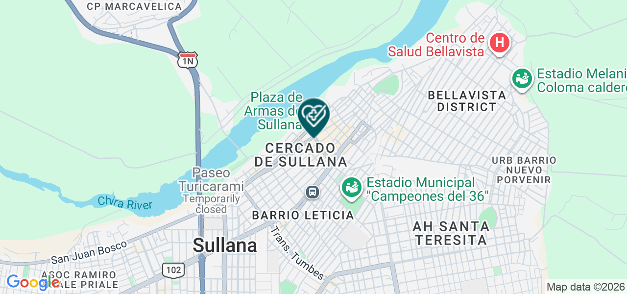 Mapa de Clinica Materno Infantil Virgen Maria E.I.R.L.